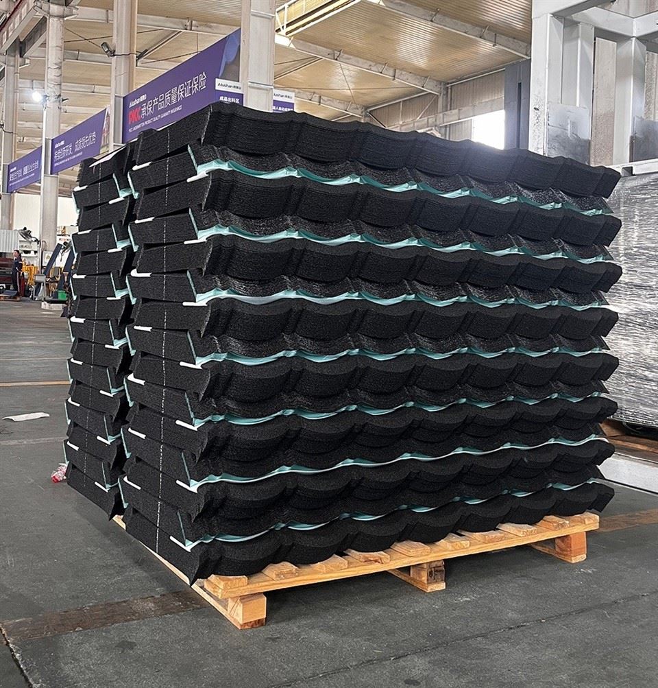 Color Stone Coated Metal Roof Tiles For USA suppliers