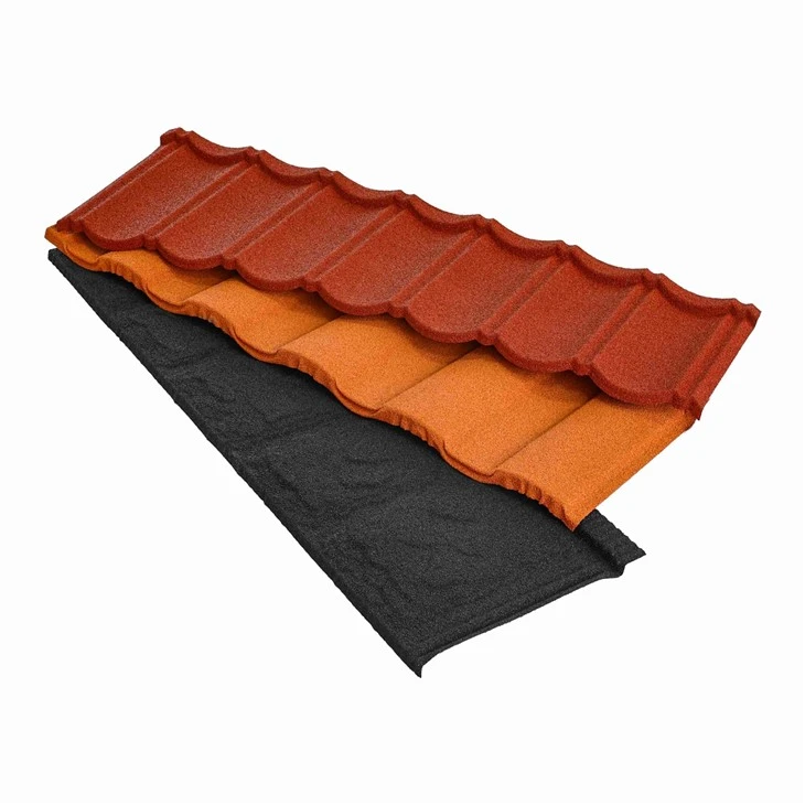 রেইন ওয়াটার হার্ভেস্টিং স্টোন লেপা মেটাল রুফ টাইল