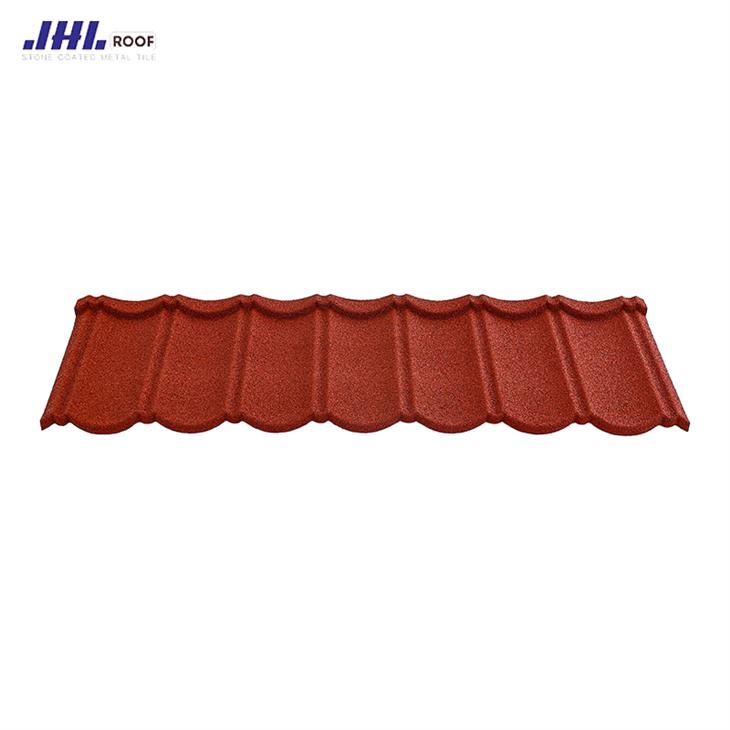 OEM Branding Bond Tile 1340mm*420mm Decorative Exclusive Stone Coated Steel Roof Sheet